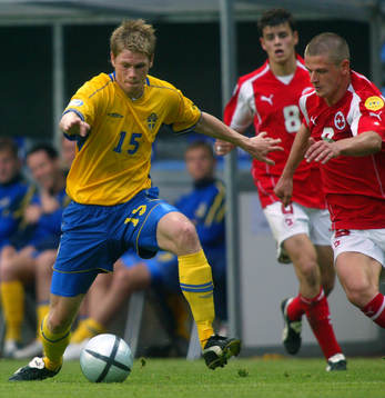 Johan Andersson, Sverige och Tranquillo Barnetta, Schweiz