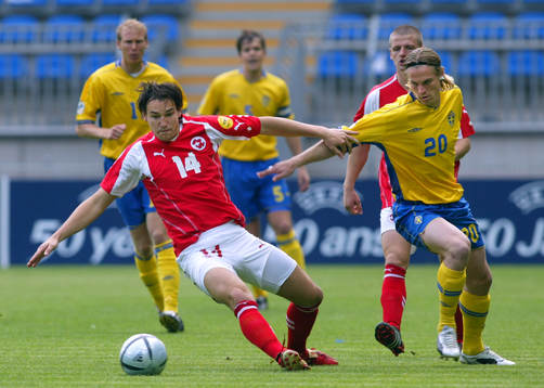 Markus Rosenberg, Sverige och Alain Nef, Schweiz