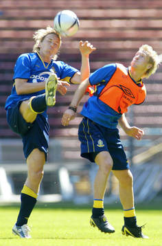 Erik Edman och Christian Wilhelmsson