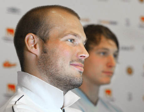 Fredrik Ljungberg och Kim Källström, Sverige