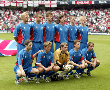 Fotboll, lagbild, Island