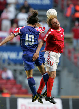 Niko Kovac, Kroatien och Christian Poulsen, Danmark
