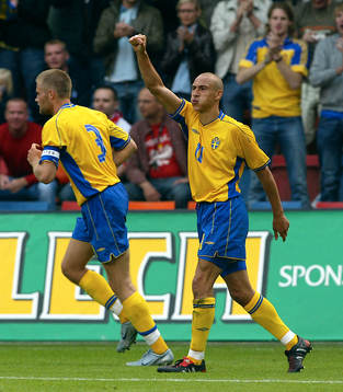 Henrik Larsson, Sverige (Jubel)
