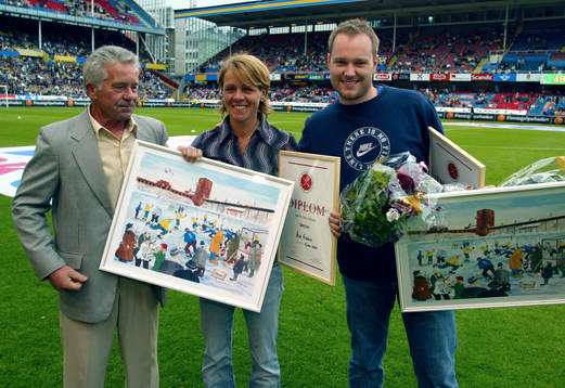 Årets bandyspelare Åsa Fredin och Magnus Muhren (Bandy)