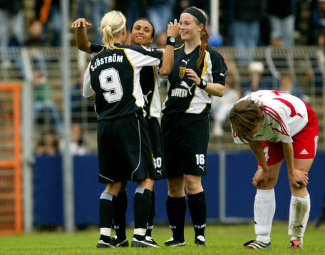 Anna Sjöström, Marta da Silva och Emma Lindqvist, Umeå