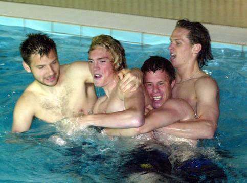 John Alvbåge, Lasse Nilsson, Dennis Melander och Jon