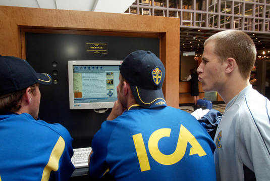 Johan Elmander, Mikael Antonsson och Tobias Hysén