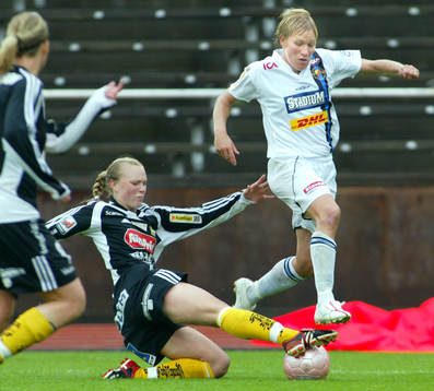 Kristin Bengtsson, Djurgården och Johanna Frisk, Bälinge