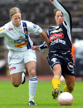 Malin Nykvist, Djurgården/Älvsjö och Johanna Almgren,