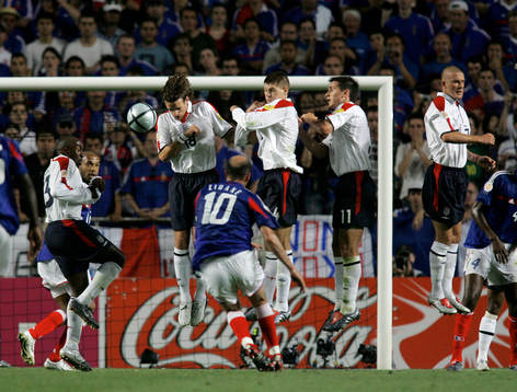Zinedine Zidane, Frankrike kvitterar på frispark