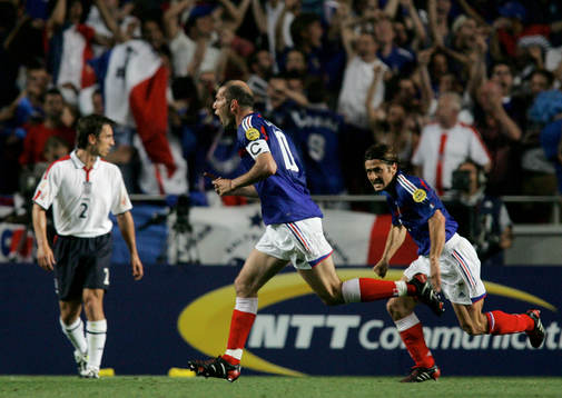 Zinedine Zidane, Frankrike jublar