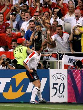 Frank Lampard, England jublar (Jubel)