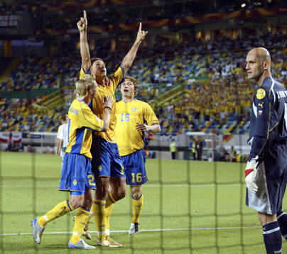 Zlatan Ibrahimovic, jubel