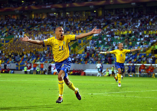 Henrik Larsson, Sverige, jubel, glädje