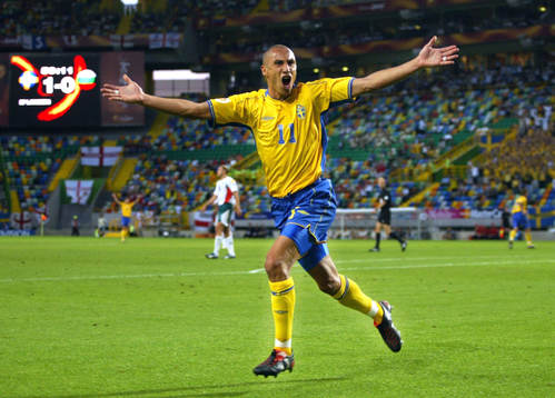 Henrik Larsson, Sverige, jubel, glädje