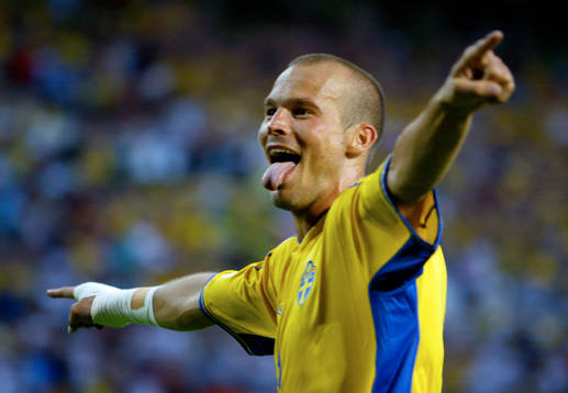 Fredrik Ljungberg, Sverige, jubel