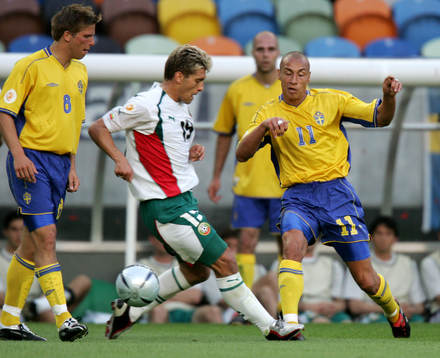 Stilian Petrov, Bulgarien och Henrik Larsson, Sverige
