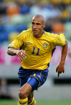 Fotboll, EM, Henrik Henke Larsson, Sverige