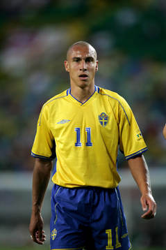 Fotboll, EM, Henrik Henke Larsson, Sverige