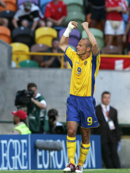 Fredrik Ljungberg, Sverige, jubel
