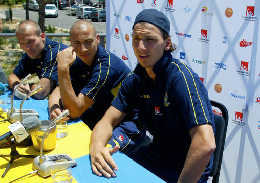 Fredrik Ljungberg, Henrik Larsson och Zlatan Ibrahimovic