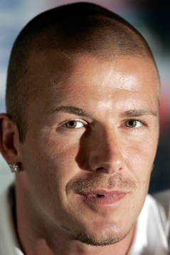 David Beckham,  England. Porträtt