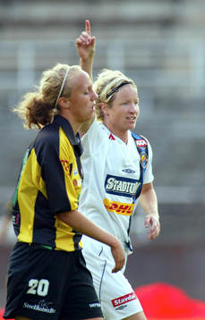 Victoria Svensson, Djurgården, jubel