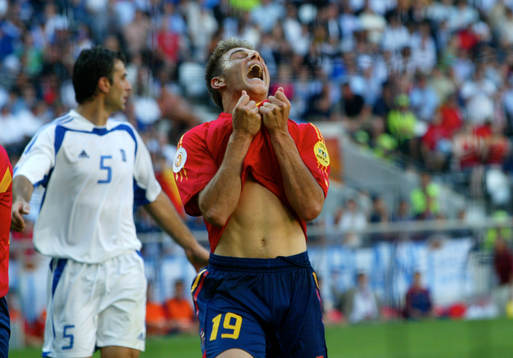 Joaquin, Spanien vrålar ut sin frustration