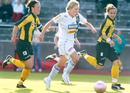 Kristin Bengtsson, Djurgården och Annelie Norén och