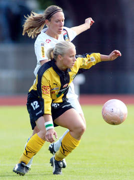 Helena Hasselberg, Hammarby och Helén Fagerström,