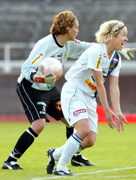 Victoria Svensson, Djurgården och Pernilla Persson,