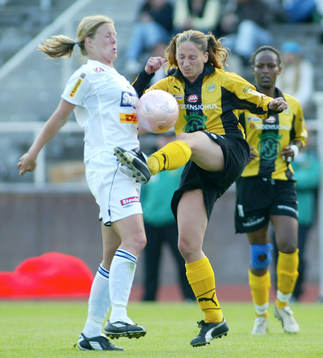 Malin Nyqvist, Djurgården och Christina Forsell, Hammarby