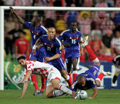 Jerko Leko, Kroatien fäller Thierry Henry, Frankrike