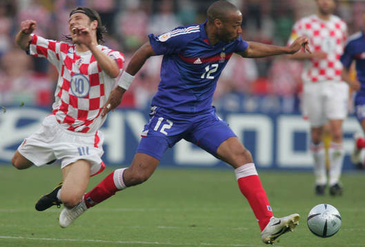 Niko Kovac och Tierry Henry