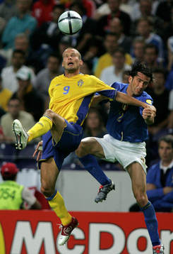 Fredrik Ljungberg, Sverige och Christian Panucci, Italien