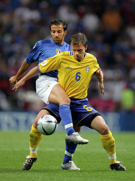 Alessandro del Piero, Italien och Tobias Linderoth, Sverige
