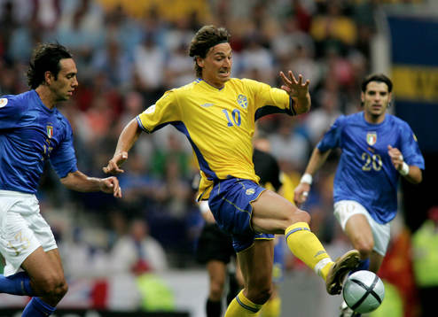 Zlatan Ibrahimovic, Sverige och Marco Di Vaio, Italien