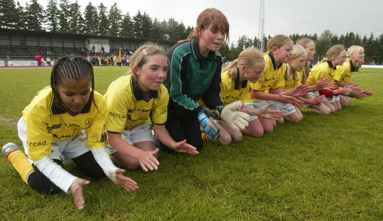 Flickor 10 år, final, Lunds BK - Eskilsminne : En härlig