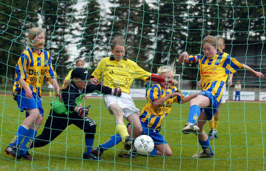 Flickor 10 år, final, Lunds BK - Eskilsminne 2-1.