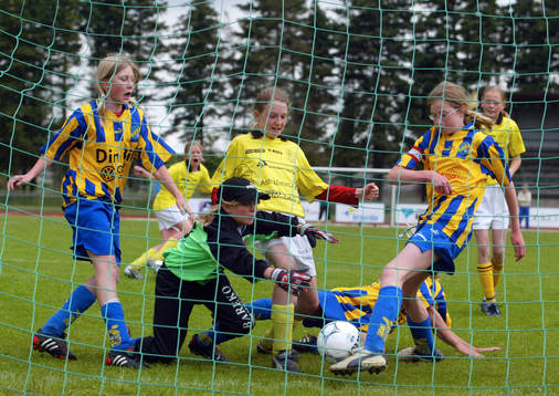 Flickor 10 år, final, Lunds BK - Eskilsminne 2-1.