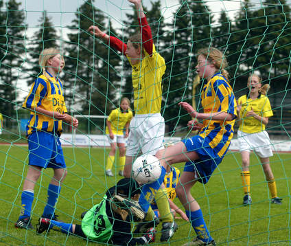 Flickor 10 år, final, Lunds BK - Eskilsminne 2-1.
