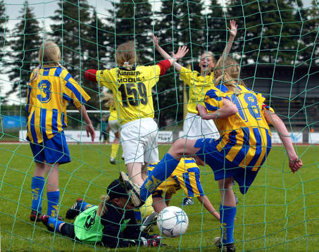Flickor 10 år, final, Lunds BK - Eskilsminne 2-1.