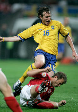 Kim Källström, Sverige och Daniel Jensen, Danmark
