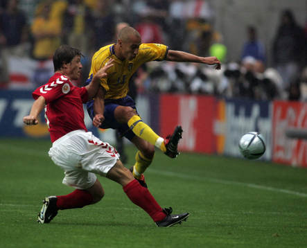 Henrik Larsson, Sverige och Thomas Helveg, Danmark