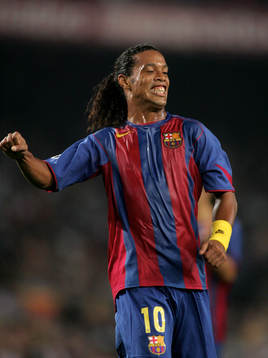 Ronaldinho, Barcelona svär