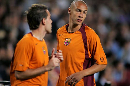 Henrik Larsson, Barcelona, Uppvärmning