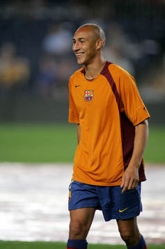 Henrik Larsson, Barcelona, Uppvärmning