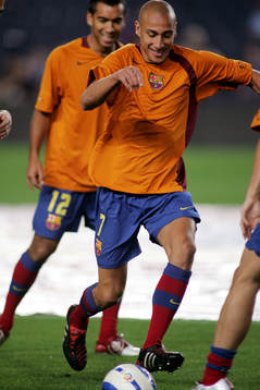 Henrik Larsson, Barcelona, Uppvärmning