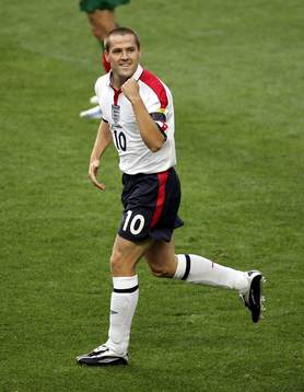 Michael Owen, England Jubel