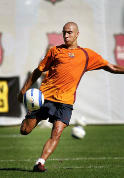 Fotboll, Spansk, Primera Liga, Träning, Henrik Larsson,